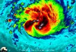 NASA sees some powerful 'overshooting cloud tops' in Cyclone Felleng