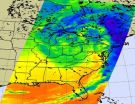 NASA Sees the major Midwestern snowstorm in infrared light