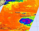 NASA sees Tropical Storm Leslie was causing a problem for itself