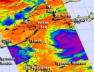 NASA sees Typhoon Bolaven dwarf Typhoon Tembin 