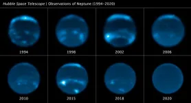 Neptunes disappearing clouds linked to the solar cycle