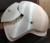 New geometric design of material provides safer bicycle helmet 2