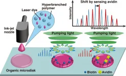 New ink jet approach offers simple way to print microdisk lasers for biosensing