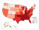 New state level data demonstrate geographical variation in 10-year cardiovascular risk