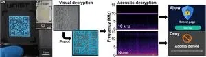 New study unveils stretchable high-resolution user-interactive synesthesia displays for visual–acoustic encryption 3