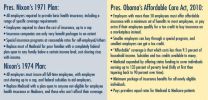 Nixoncare vs. Obamacare: Comparing the rhetoric and reality of 2 health plans