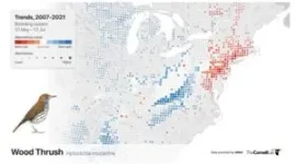 Novel machine-learning method produces detailed population trend maps for 550 bird species 2