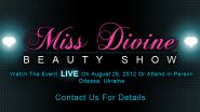 Online Dating Website Russian Love Match to Stream Live Beauty Contest "Miss Divine" from Odessa, Ukraine on August 26, 2012