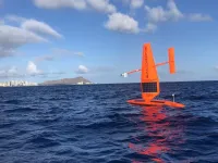 Remotely-piloted sailboats monitor cold pools in tropical environments