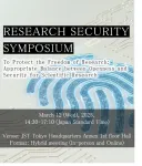 Research Security Symposium on March 12