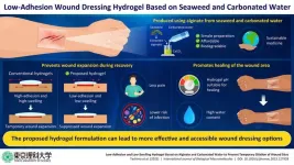 Revolutionary seaweed and carbonated water based hydrogel for treating skin wounds