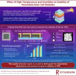 Role of barrier films in maintaining the stability of perovskite solar cells