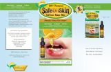 SafeOnSkin - Announces Pharmaceutical Breakthrough - A Clean Fresh Pure All-Natural Alternative for Cold Sores, Bumps, Bites, Stings; Coming to All Meijer Stores in the Pharmacy Section 3