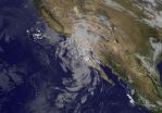 Satellite sees Tropical Storm Simon over Baja California