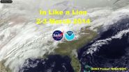 Satellite video captures the eastern US winter storm track