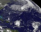 Satellites confirm Fay weakened to a Tropical Storm