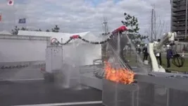 Scientists develop ‘flying dragon’ robot to fight fires from a distance 2