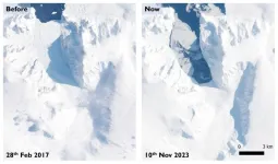 Scientists track rapid retreat of Antarctic glacier