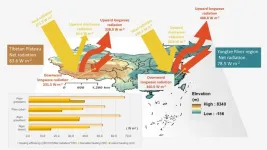 Scientists uncover comparable net radiation between the high-elevation Tibetan Plateau and the low-elevation Yangtze River region