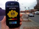 Small, portable sensors allow users to monitor exposure to pollution on their smart phones   