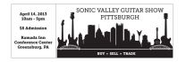 Sonic Valley Guitar Show Announces Debut in Pittsburgh, PA to Showcase Vintage Guitars on April 14, 2013 2