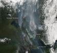 Southfork and Staley Complex fires in Oregon