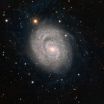 Spiral beauty graced by fading supernova