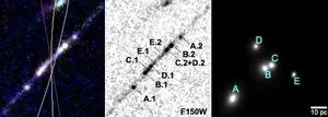 Star clusters observed within a galaxy in the early Universe for the first time 2