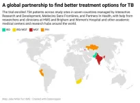 Study finds three new safe, effective ways to treat drug-resistant tuberculosis