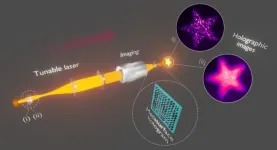 Suppressing meta-holographic artifacts by laser coherence tuning