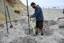 Surveys identify relationship between waves, coastal cliff erosion