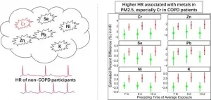 Susceptibility of COPD patients to heart rate difference associated with exposure to metals in PM2.5