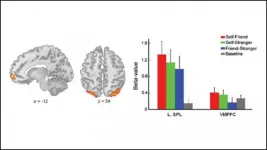 The brain region responsible for self-bias in memory