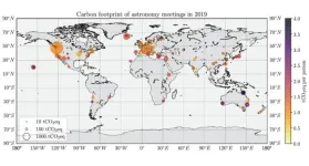 The carbon emissions of academic astronomy