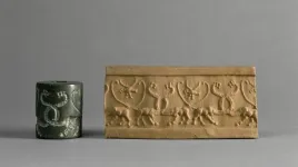 The origin of writing in Mesopotamia is tied to designs engraved on ancient cylinder seals