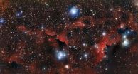 The wings of the Seagull Nebula