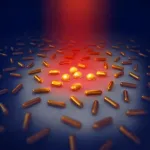 Tiny gold radiators fry bacteria on implants