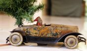 Trio of Rare Santa Car Toys at DFW Elite Toy Museum 3