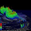 TRMM satellite sees heavy rain, towering clouds in Tropical Storm Katia