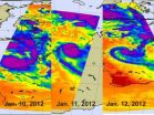 Tropical Storm Heidis temperature, cloud heights and rainfall grabbed by NASA satellites 
