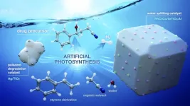 Turning waste organic compound into useful pharmaceuticals and energy using a technique inspired by photosynthesis