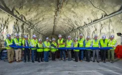 Underground event marks excavation completion on colossal caverns for underground neutrino laboratory, DUNE