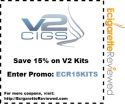 V2 Cigs Promo Codes Help Save Users up to 15% on V2 Cigs Products