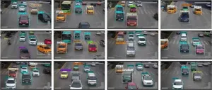 Vehicle color recognition based on smooth modulation neural network with multi-scale feature fusion