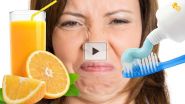 Why does toothpaste make orange juice taste awful? (video)