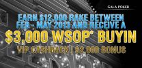 World Series of Poker Packages to Be Won at RakeTheRake 2